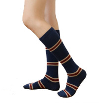 Women′s Cotton Crew Knee-High Stocking Socks (WA056)